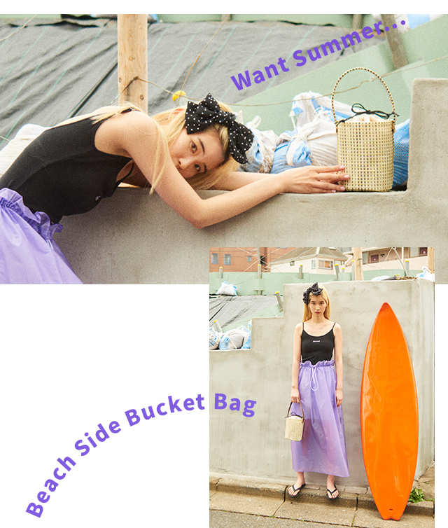 BEACH SIDE BUCKET BAG