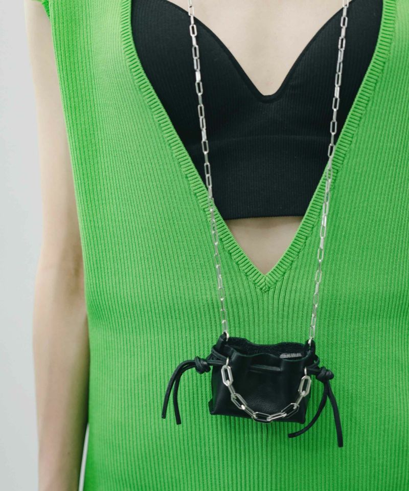 LAPUIS] Chain mini bag necklace | CASSELINI ONLINE SHOP