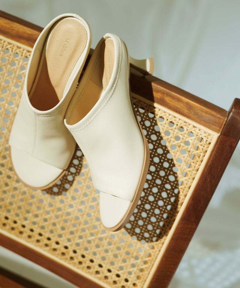 LE VERNIS] Round toe stretch mule | CASSELINI ONLINE SHOP