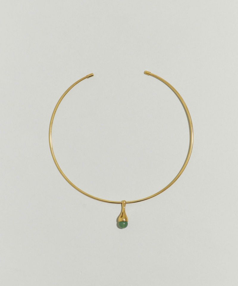 LAPUIS] Gemstone drop choker | CASSELINI ONLINE