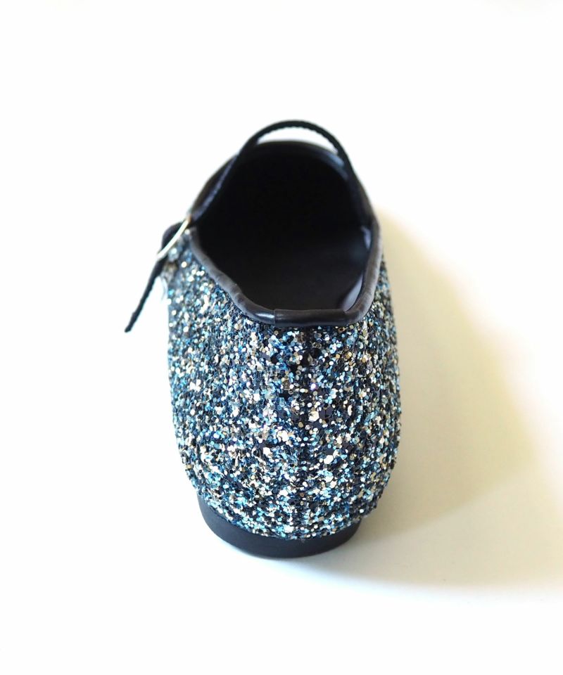 Bisue ネイビー グリッター バレエシューズ Casselini(キャセリーニ)グリッターバレエ | CASSELINI ONLINE SHOP