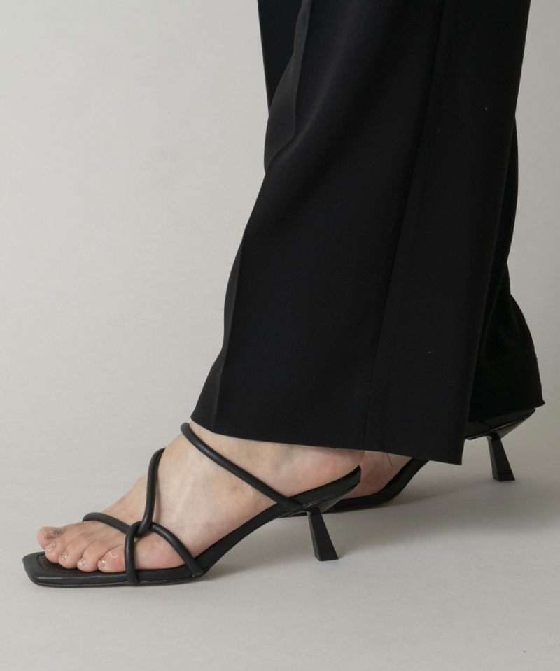 LE VERNIS] Tube cross sandals | CASSELINI ONLINE