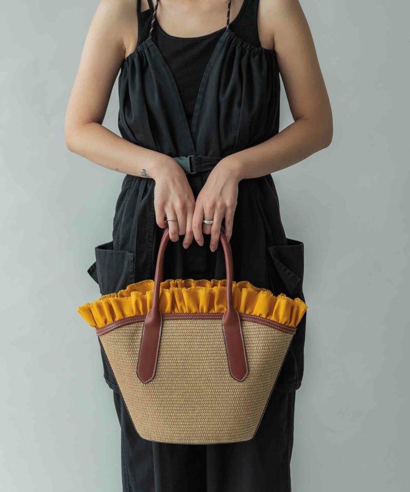 LE VERNIS] Frill basket bag | CASSELINI ONLINE