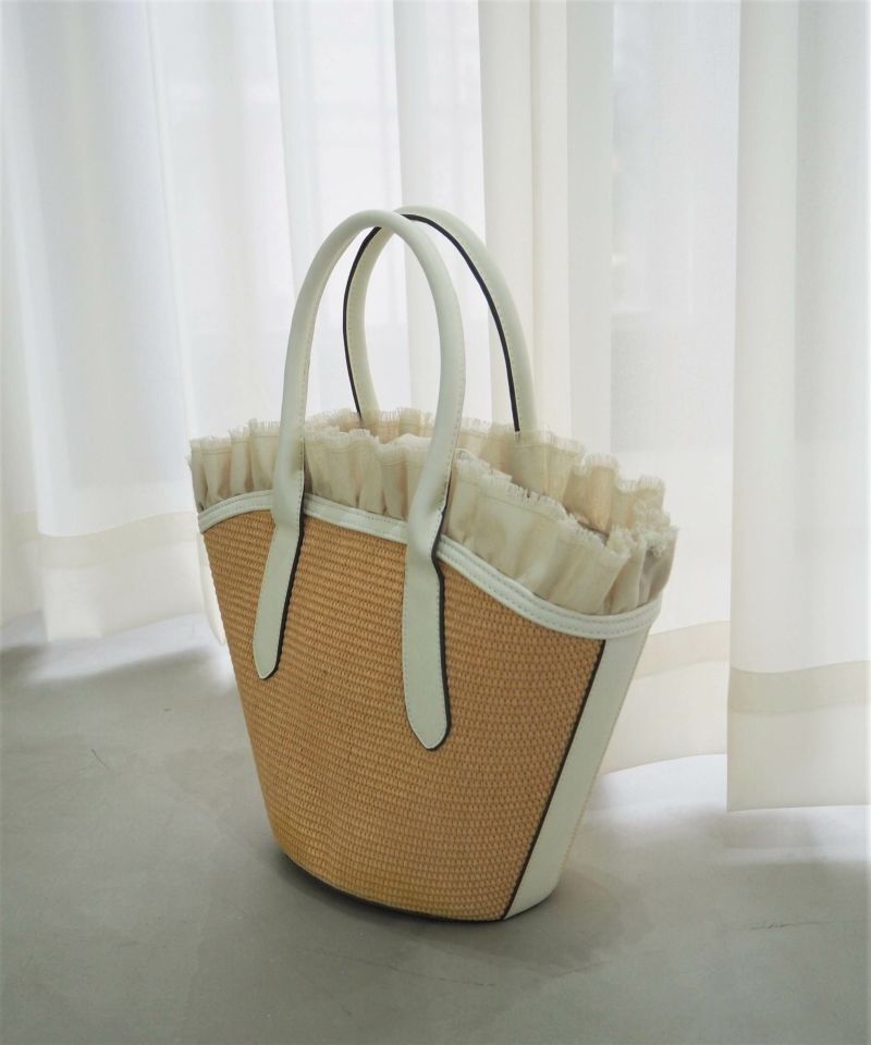 [LE VERNIS] Frill basket bag | CASSELINI ONLINE