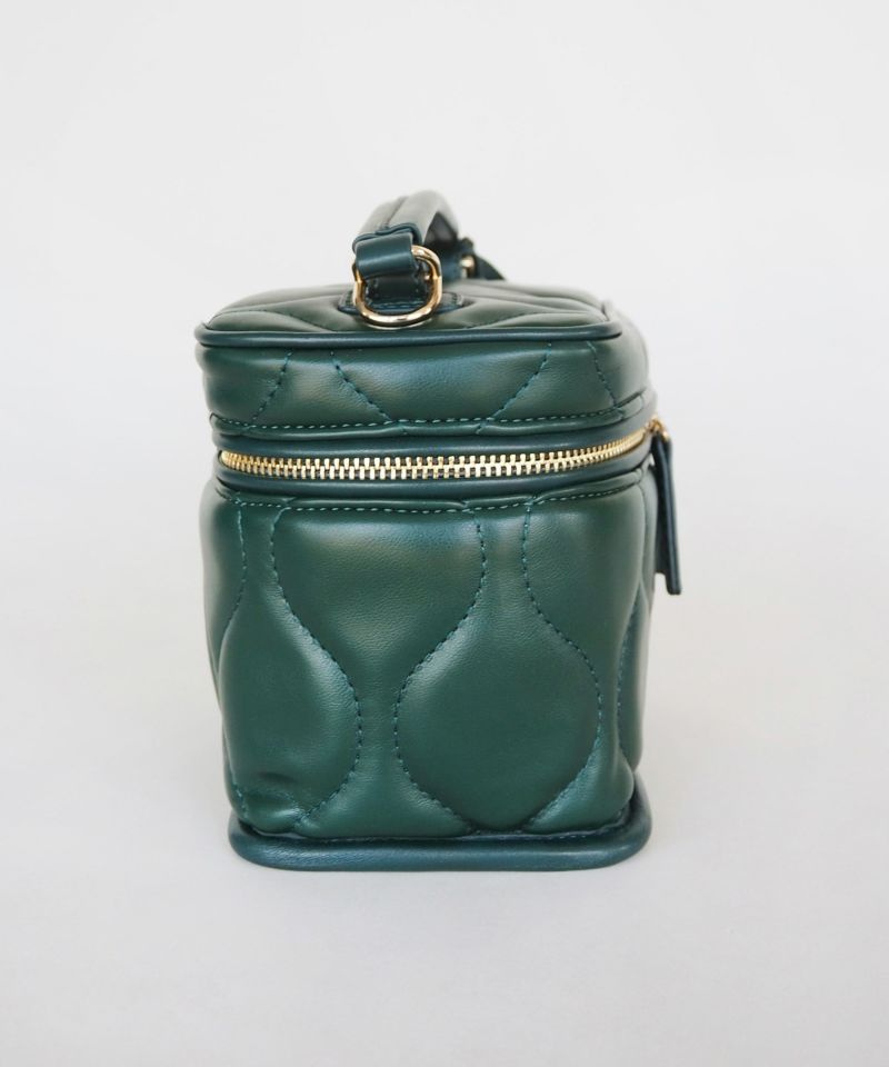 Le Vernis BOXY VANITY BAG ターコイズブルーイエナ