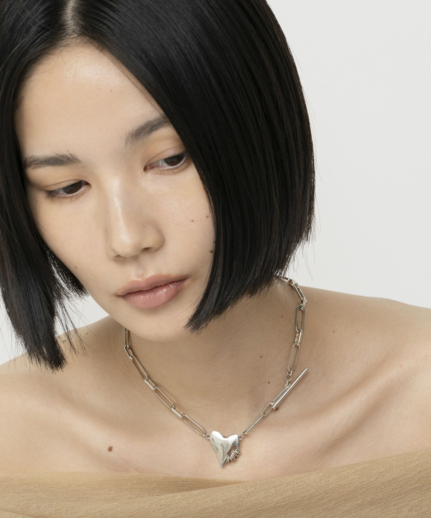 LAPUIS] Coil heart choker | CASSELINI ONLINE SHOP
