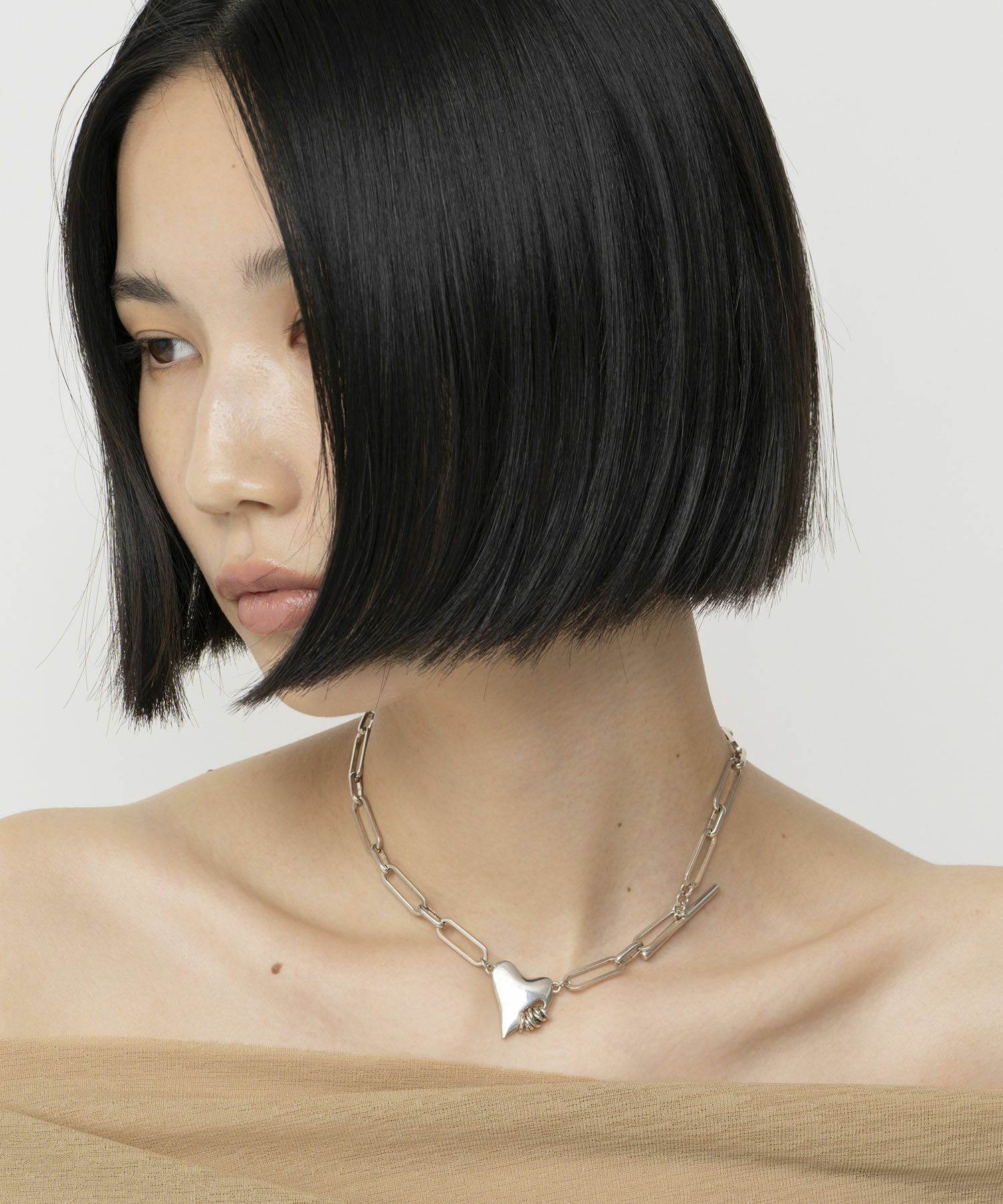 LAPUIS] Coil heart choker | CASSELINI ONLINE SHOP