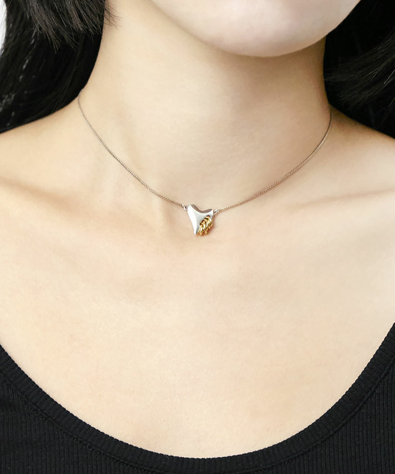 LAPUIS] Coil heart necklace | CASSELINI ONLINE SHOP