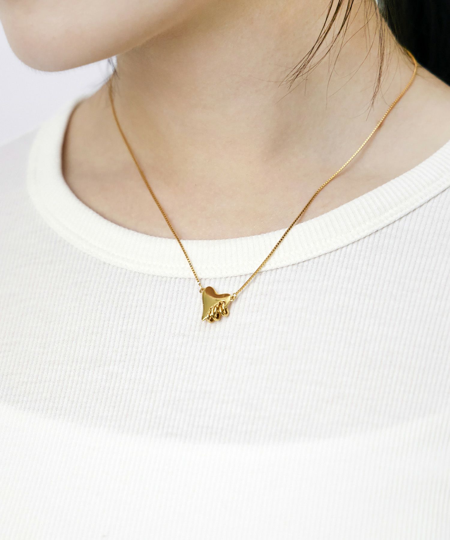 LAPUIS] Coil heart necklace | CASSELINI ONLINE SHOP