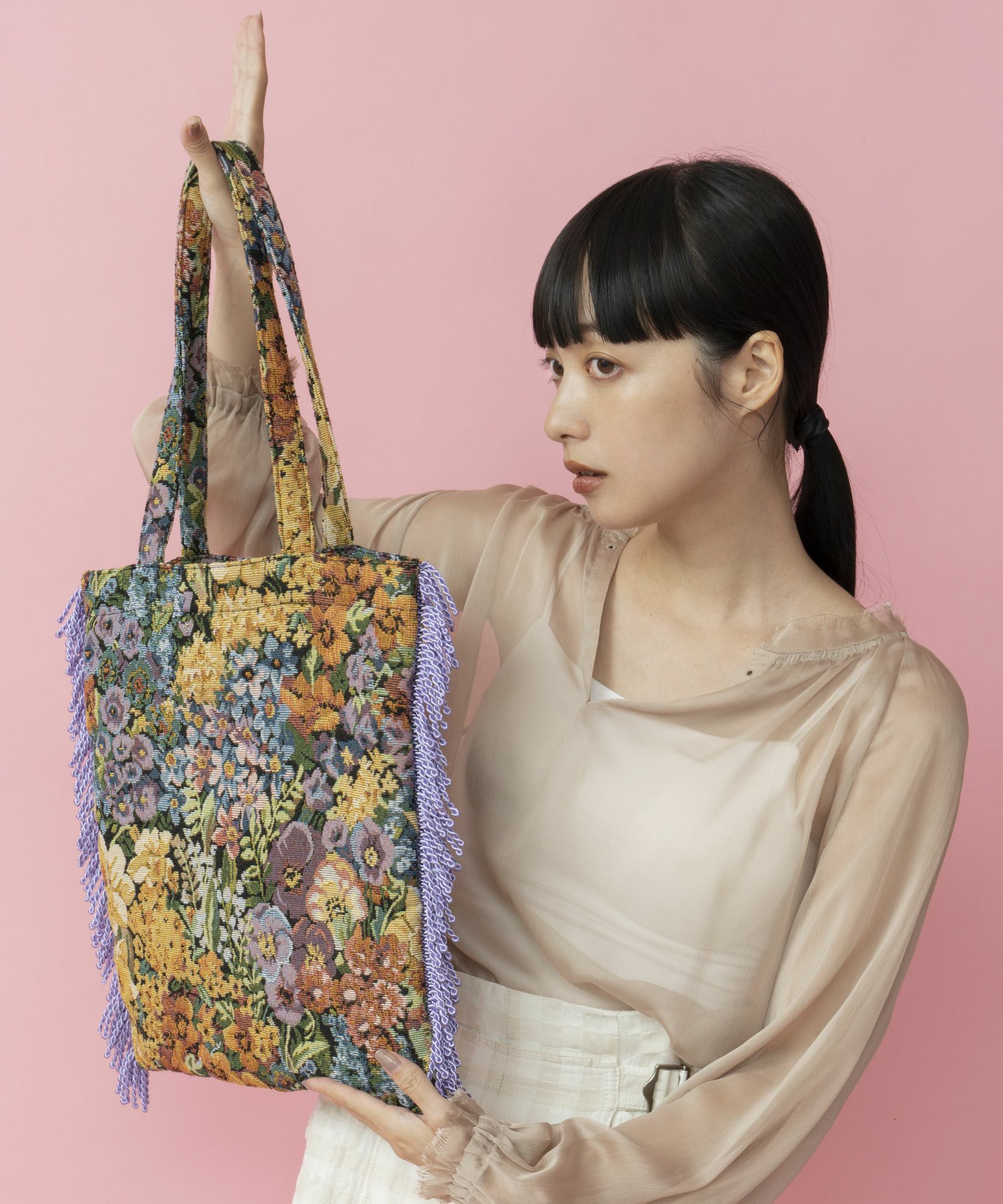 Casselini(キャセリーニ)ジャガードフリンジトート | CASSELINI ONLINE