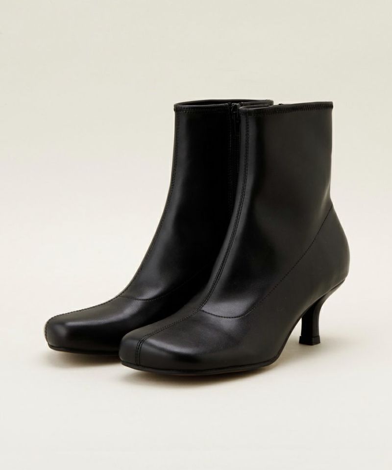 LE VERNIS] Round stretch short boots | CASSELINI ONLINE