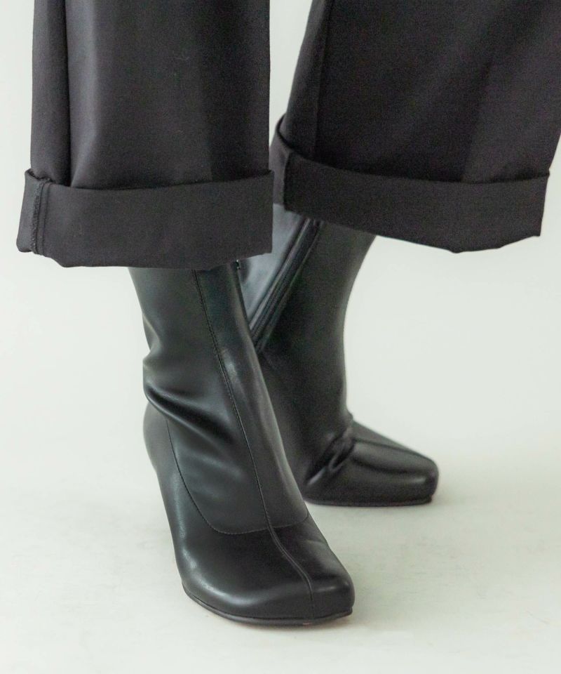 LE VERNIS] Round stretch short boots | CASSELINI ONLINE