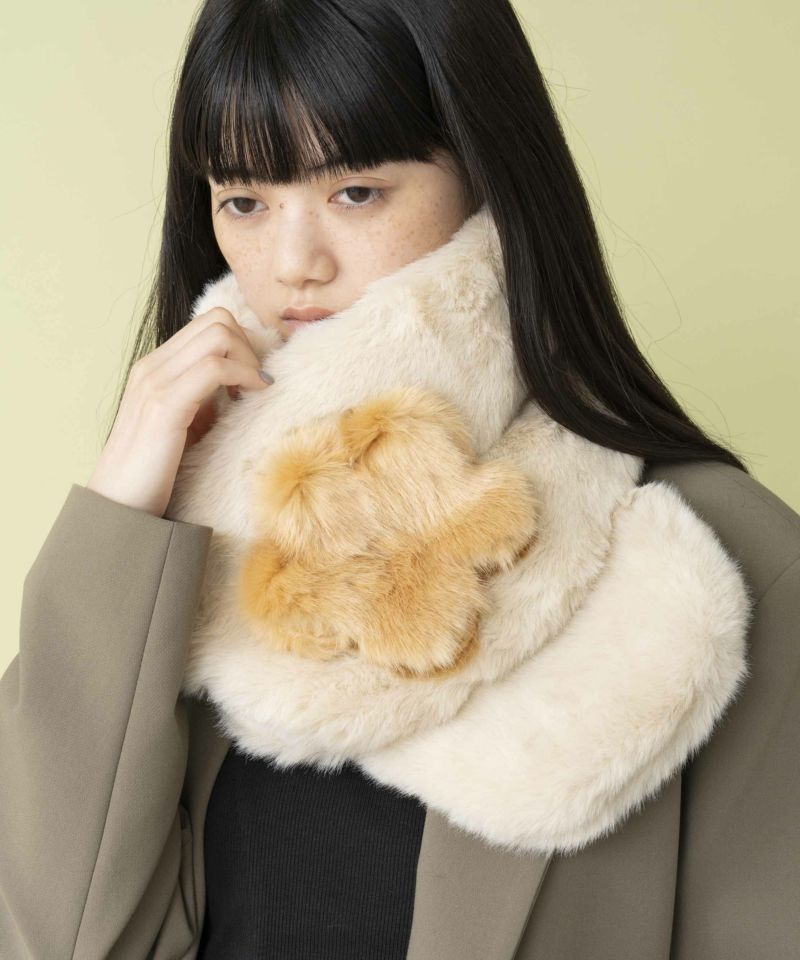 プリメロ ❤︎ ファーティペット付きコート　ピンク 取り外し可能なファー付きフィット＆フレアシルエットダッフルコート