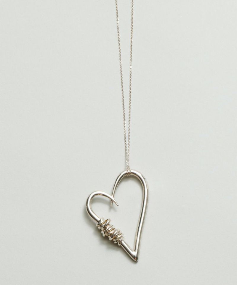 LAPUIS] Big coil heart necklace | CASSELINI ONLINE