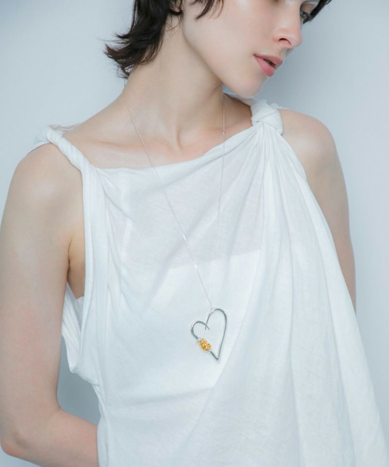 LAPUIS] Big coil heart necklace | CASSELINI ONLINE