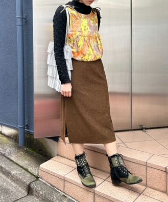 Casselini(キャセリーニ)シアープリーツフリルトート