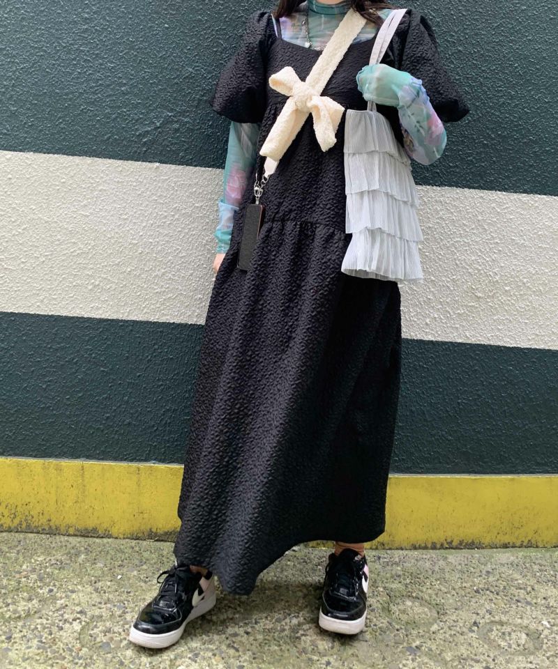 Casselini(キャセリーニ)シアープリーツフリルトート