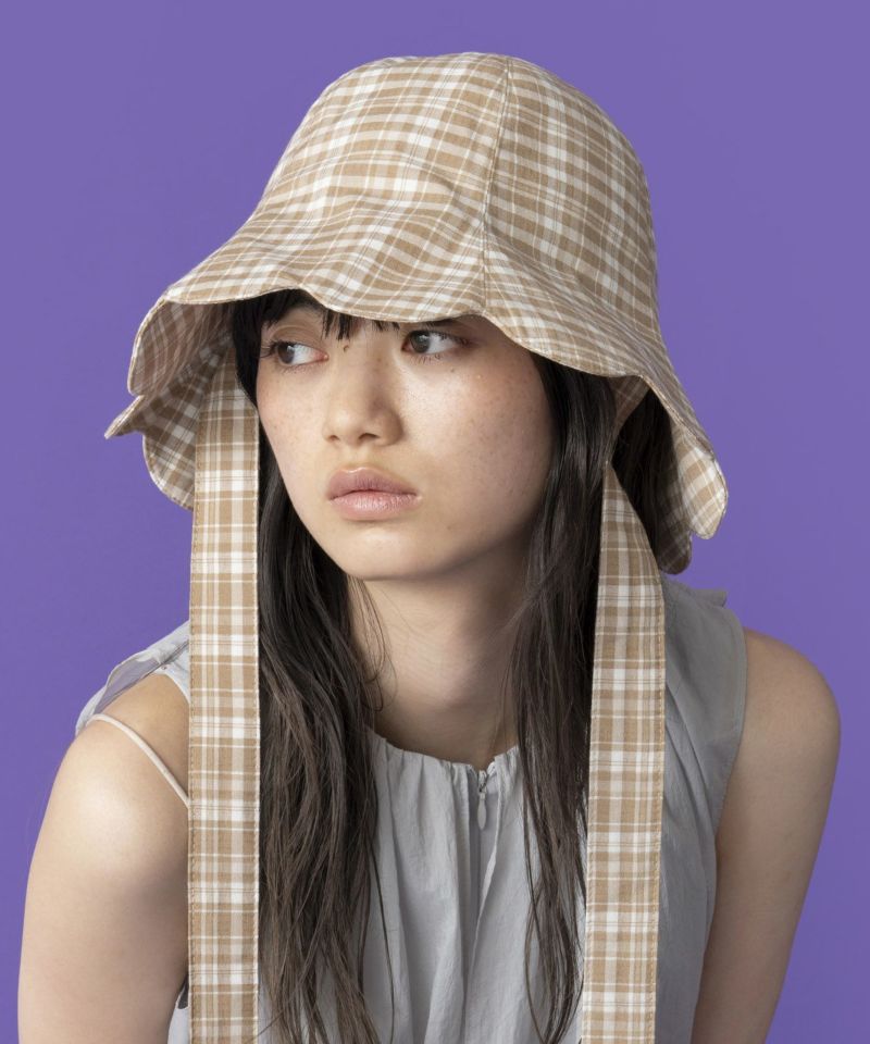 Casselini キャセリーニ リボン付き ストローハット FREAK'S STORE（フリークスストア）の「Casselini/キャセリーニ