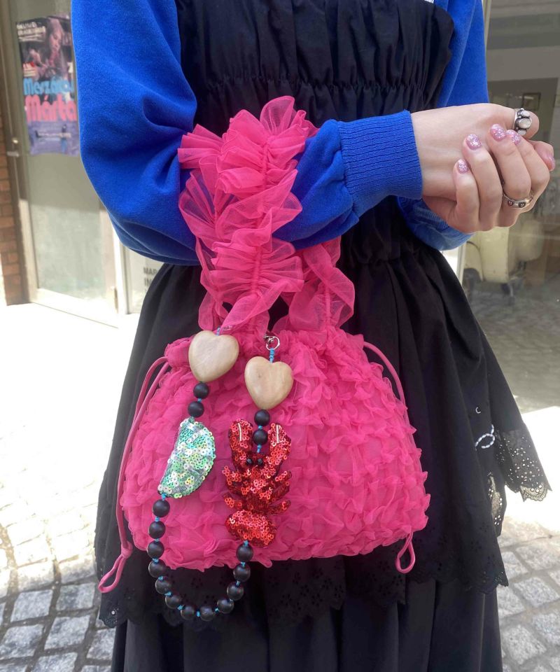 HEY! Mrs ROSE(ヘイ！ミセスローズ)Tulle Smocking BAG | CASSELINI ONLINE