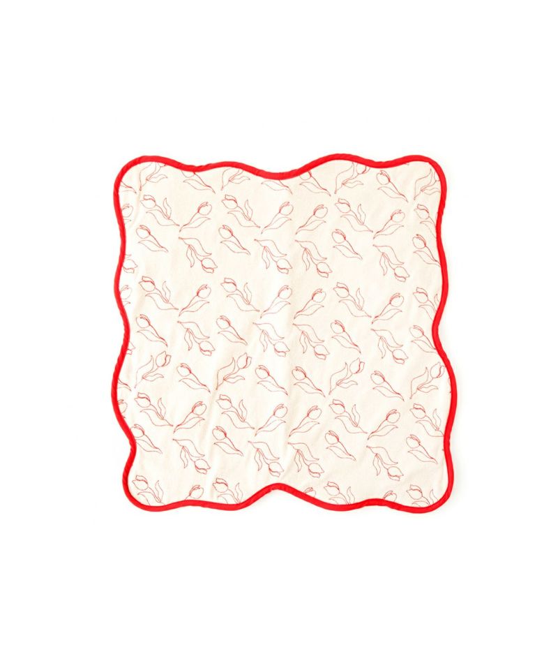 Casselini HOME(キャセリーニ ホーム)パイル刺繍クッション