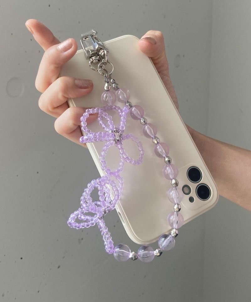 Casselini(キャセリーニ)フラワービーズハンドストラップ | CASSELINI