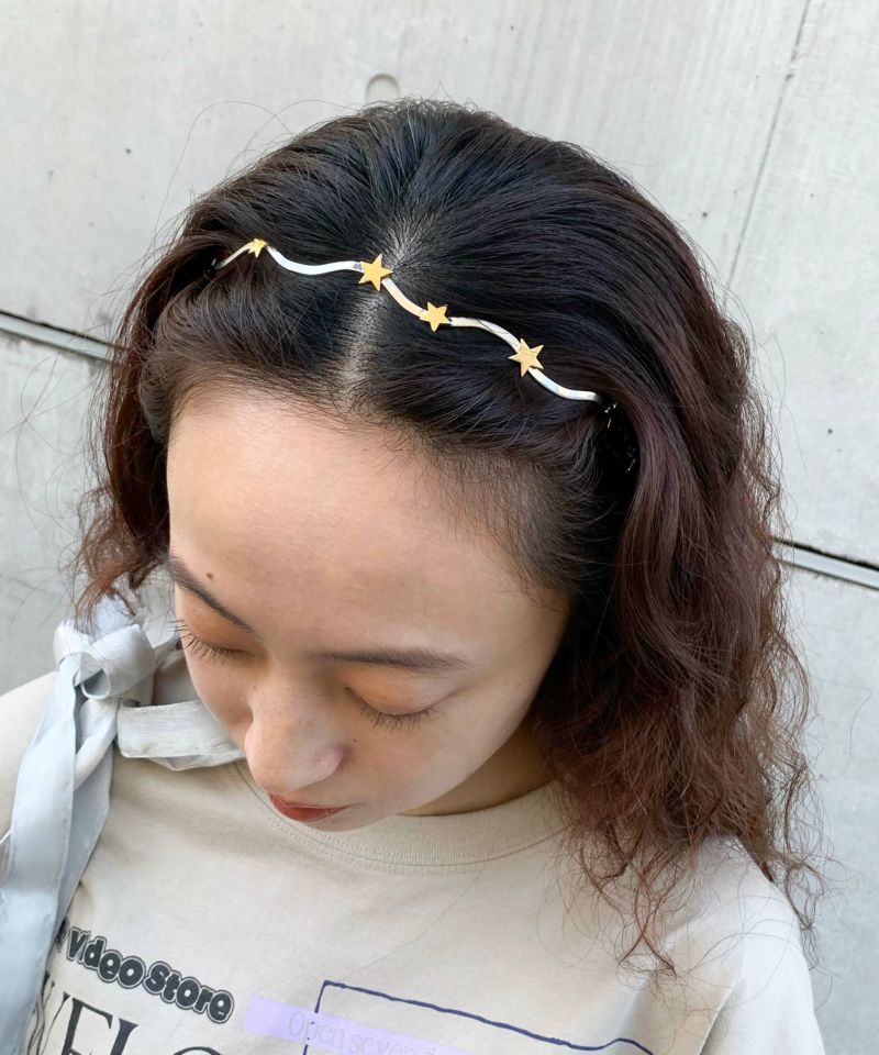 芸能人 愛用の通販 Casselini(キャセリーニ)なみなみメタルカチューシャ ヘアアクセサリー