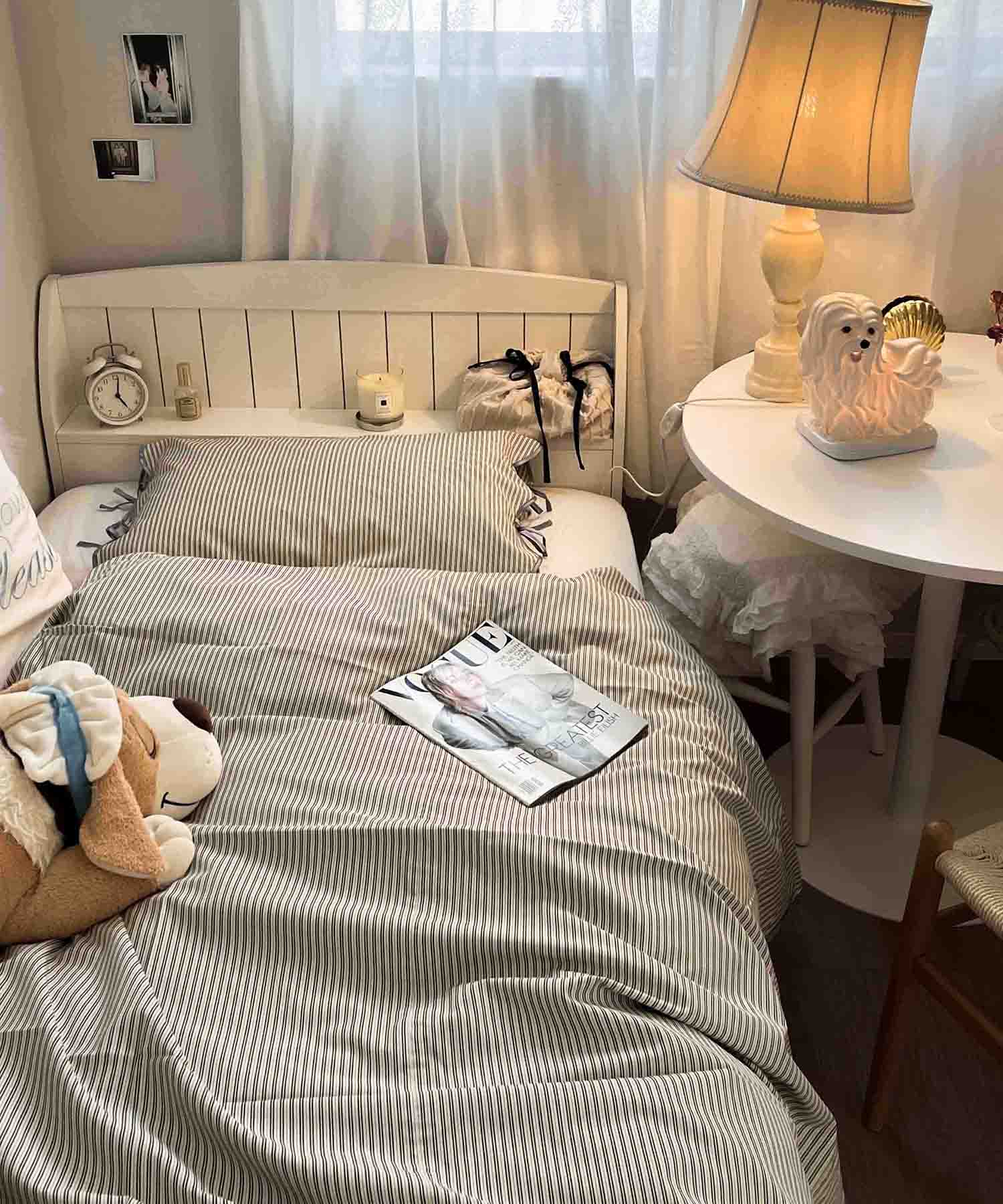 Casselini HOME(キャセリーニ ホーム)ストライプ布団カバー  