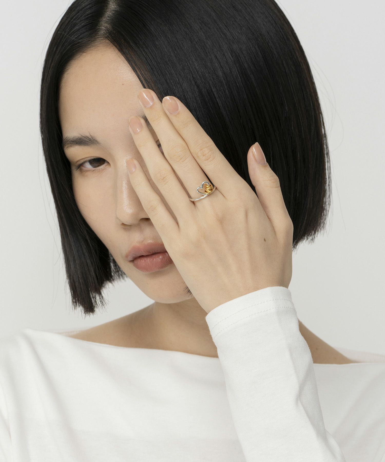 LAPUIS] Line coil heart ring | CASSELINI ONLINE SHOP