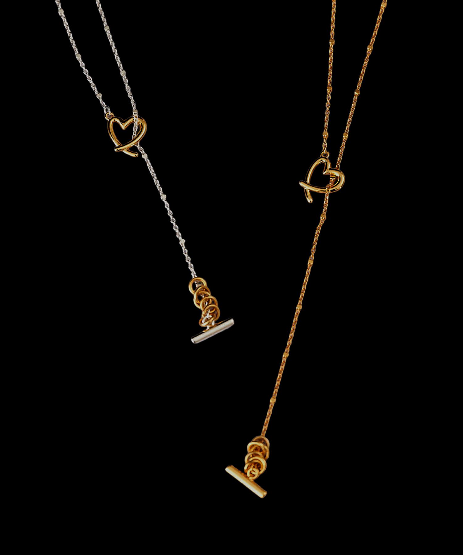 LAPUIS] Line coil heart necklace A | CASSELINI ONLINE SHOP
