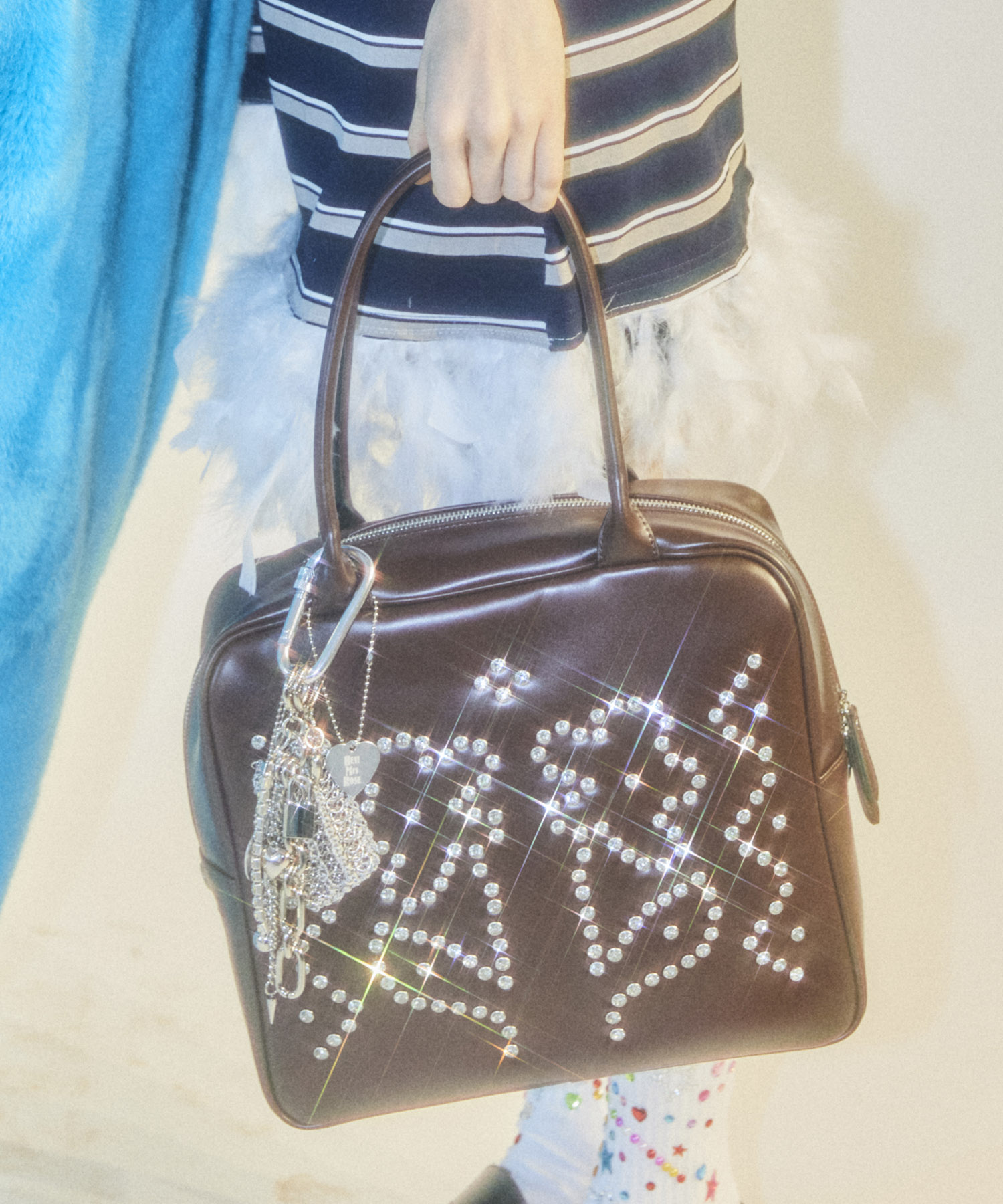 HEY! Mrs ROSE(ヘイ！ミセスローズ)Rhinestone Boston | CASSELINI ONLINE