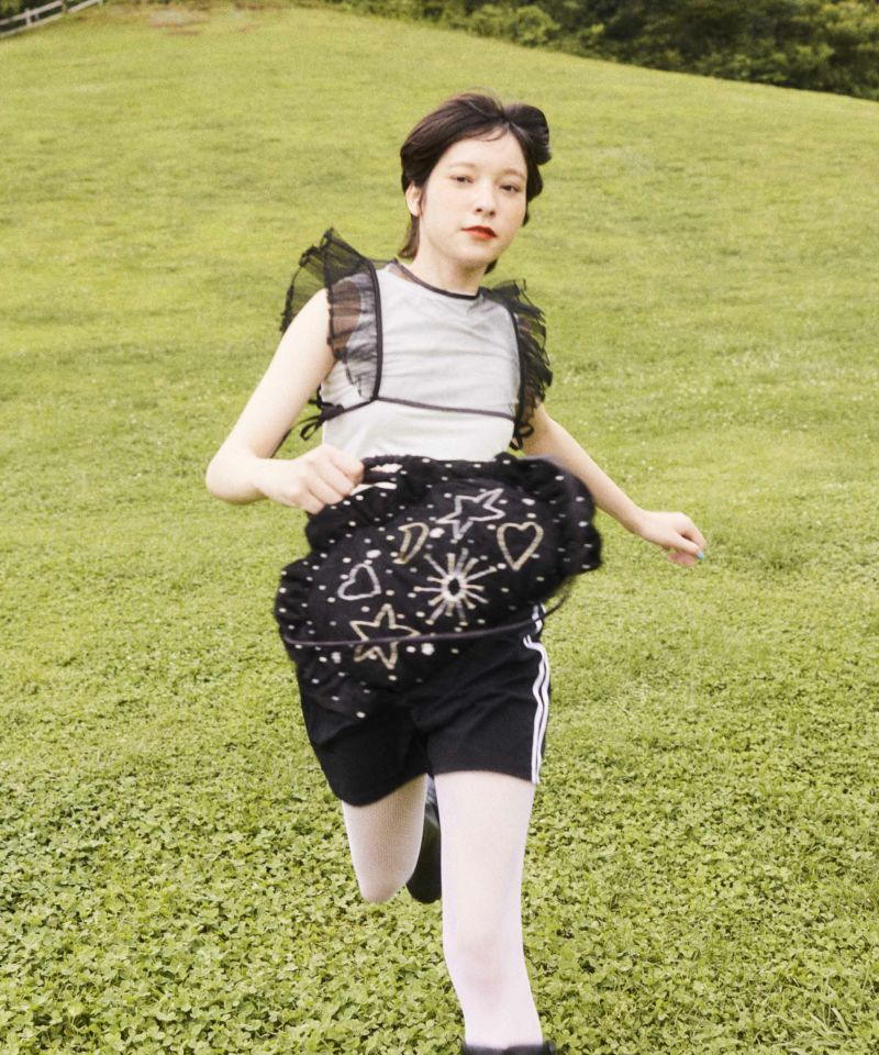 HEY! Mrs ROSE(ヘイ!ミセスローズ)Velvet Gyoza Bag HEY! Mrs ROSE(ヘイ!ミセスローズ)Velvet Gyoza Bag