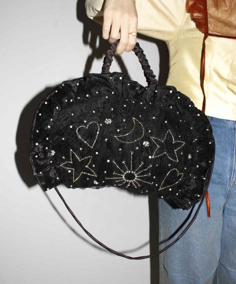 HEY! Mrs ROSE(ヘイ！ミセスローズ)Velvet Gyoza Bag | CASSELINI ONLINE