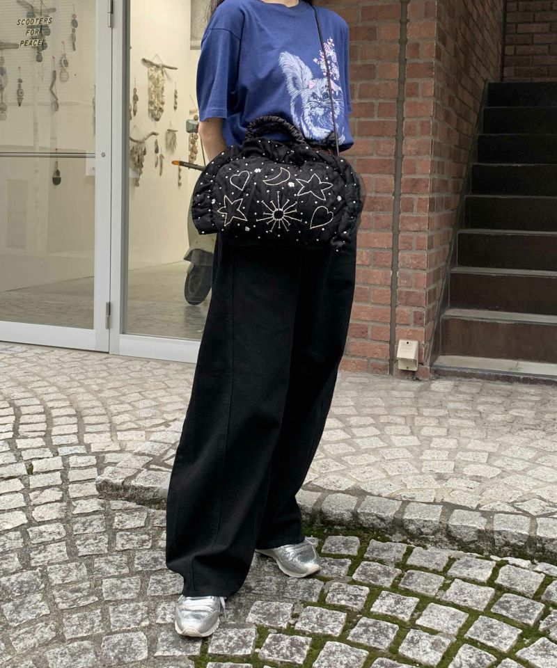 バッグ HEY! Mrs ROSE Velvet Gyoza Bag Casselini HEY! Mrs ROSE(ヘイ！ミセスローズ)Velvet Gyoza Bag