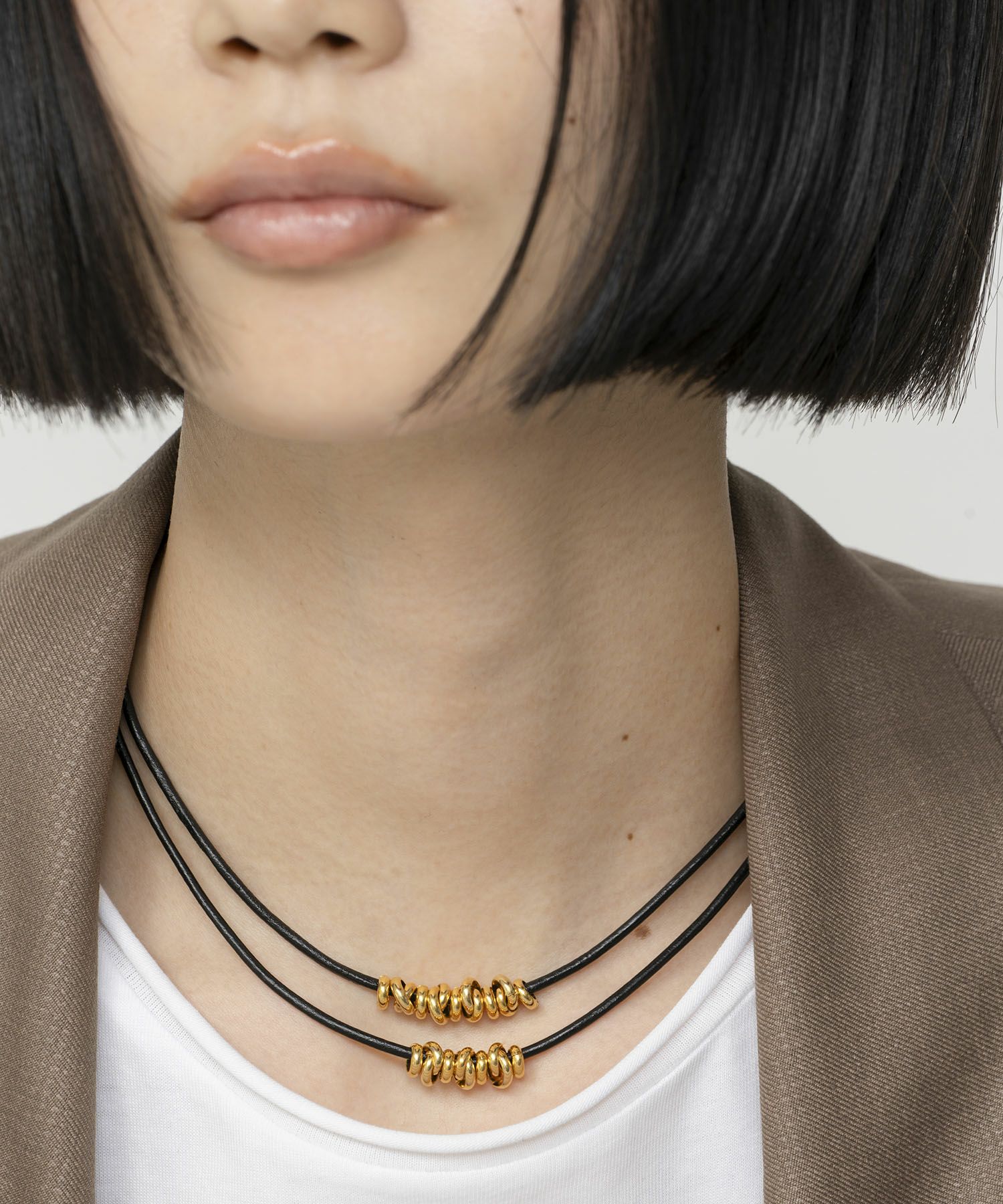 LAPUIS] Coil leather choker | CASSELINI ONLINE SHOP