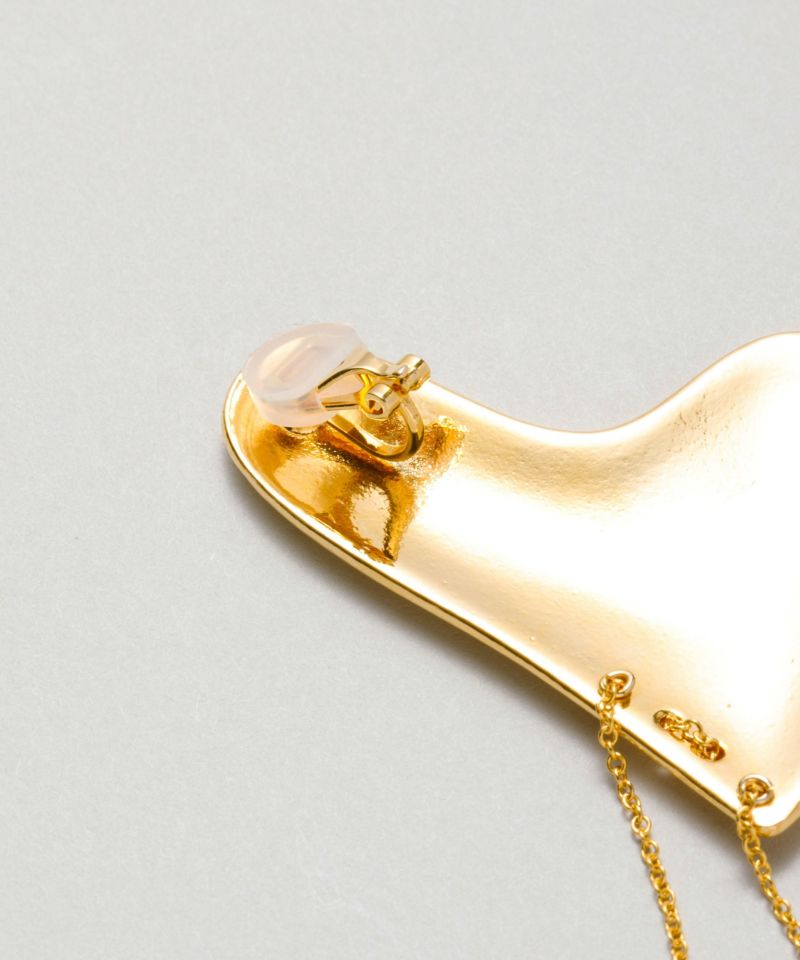 LAPUIS] Heart plate earrings | CASSELINI ONLINE