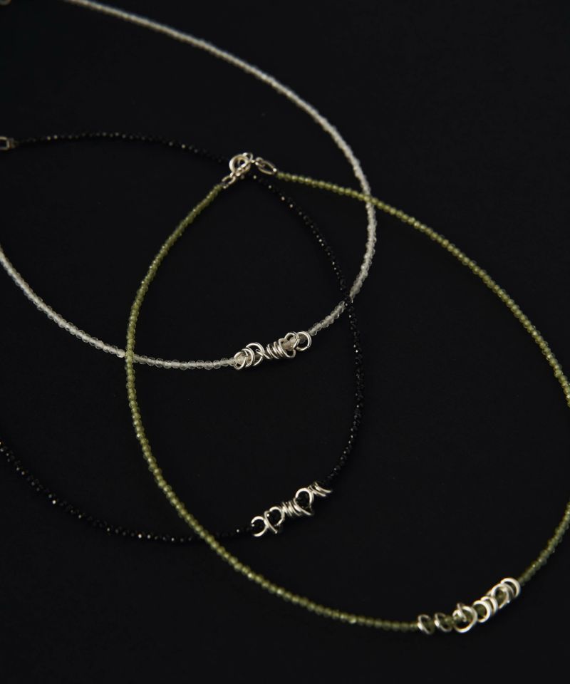 LAPUIS Oyster Gemstone Necklace ブラック CASSELINI｜[LAPUIS] Oyster gemstone necklace | Rakuten