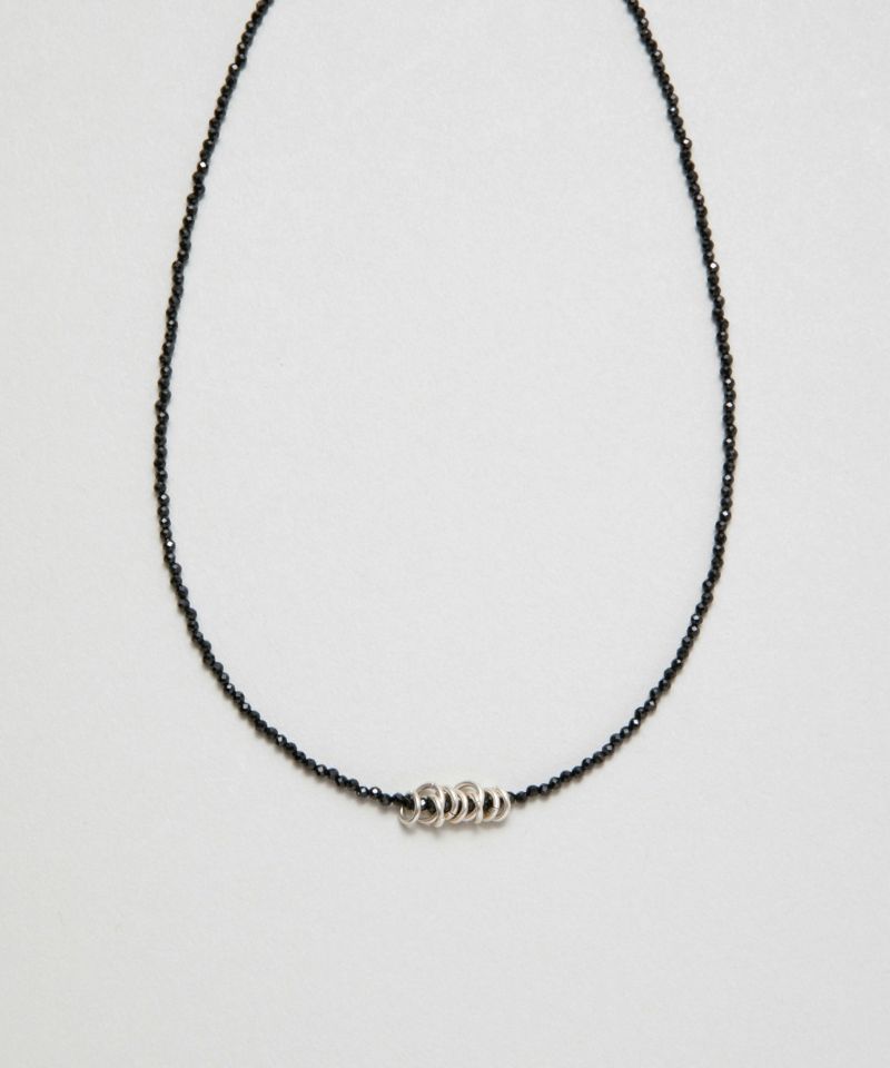 LAPUIS Oyster Gemstone Necklace ブラック CASSELINI｜[LAPUIS] Oyster gemstone necklace | Rakuten