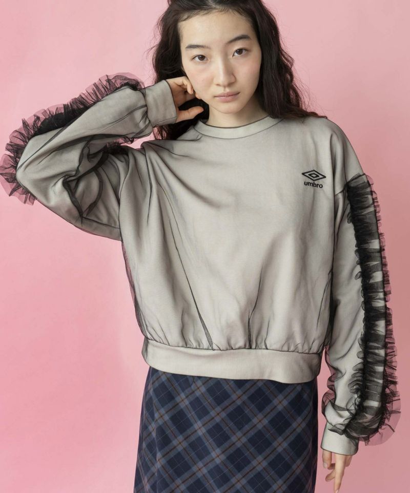 【日本製】 Casselini(キャセリーニ) 【UMBRO × Casselini】チュール トップス