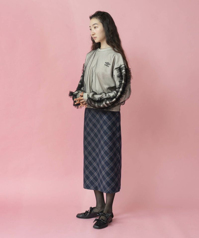 CASSELINI｜【UMBRO × Casselini】チュールレイヤードスウェット