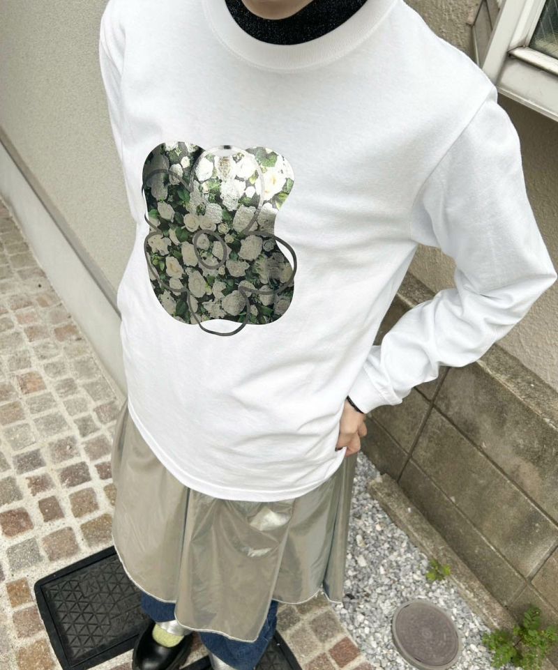 tシャツ Casselini(キャセリーニ)フラワープリントロンT レディース Casselini(キャセリーニ)フラワープリントロンT | CASSELINI