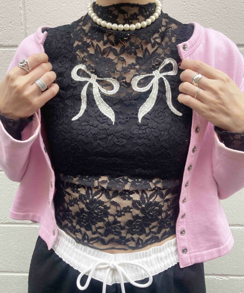 Casselini(キャセリーニ)ダブルリボンレーストップス | CASSELINI