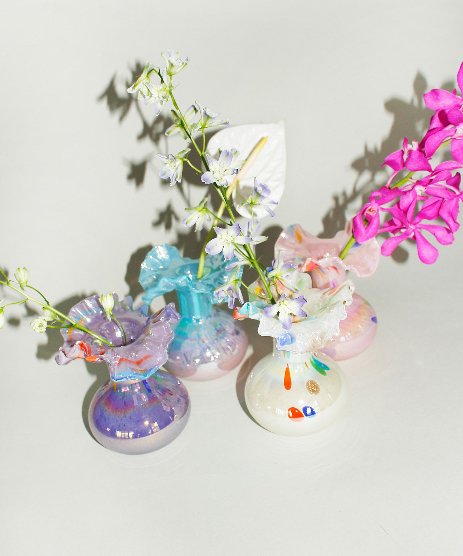 Casselini HOME(キャセリーニ ホーム)ガラスフラワーベースM