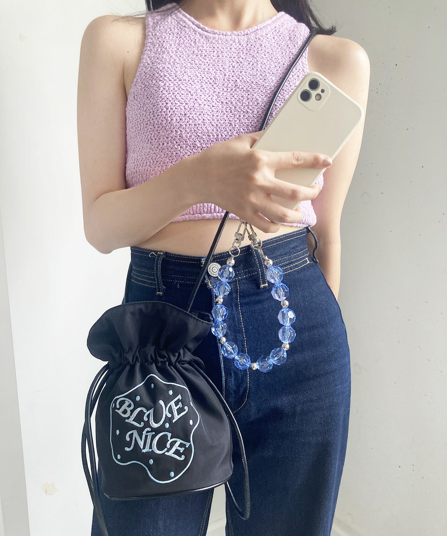 Casselini(キャセリーニ)ビーズハンドル巾着 | CASSELINI ONLINE SHOP