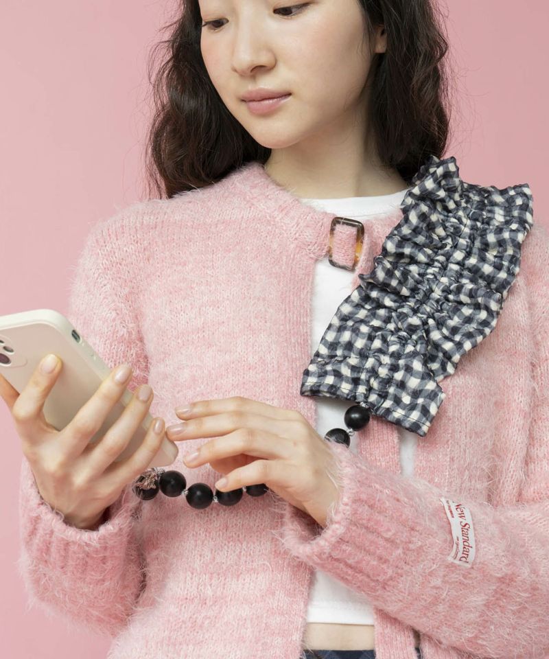 Casselini(キャセリーニ)プリントフリルモバイルショルダー