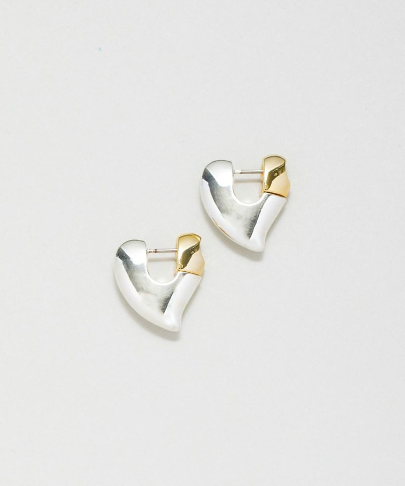 LAPUIS] Plump heart pierced earrings | CASSELINI ONLINE SHOP