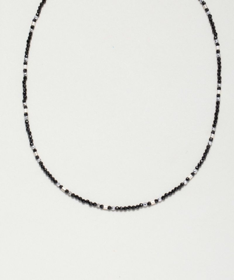 LAPUIS Oyster Gemstone Necklace ブラック セール】LAPUIS(ラピュイ)Oyster Gemstone Necklace（ネックレス