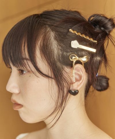 Casselini(キャセリーニ)メタルなみなみヘアピンセット