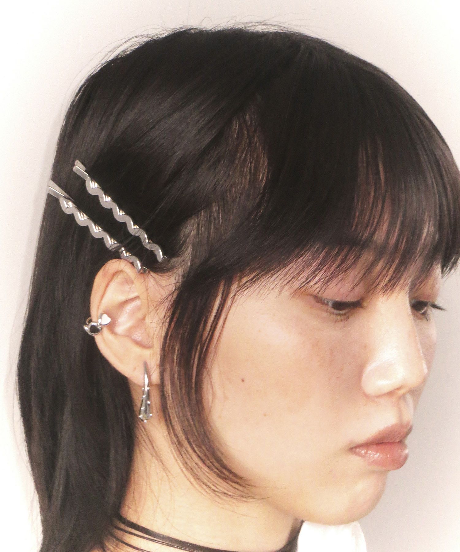 Casselini(キャセリーニ)メタルなみなみヘアピンセット | CASSELINI