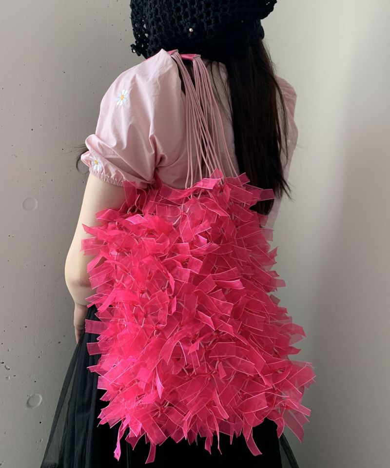 キャセリーニ チュールリボンバッグ CASSELINI チュールリボンバッグ【WEB LIMITED ITEMS