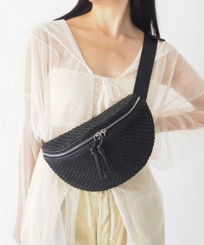 casselini ファーウエストバッグ(定価13,000円) （レディース